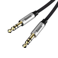 Καλώδιο Audio Baseus M30 Mini Jack 3.5mm 1m Silver/Black (CAM30-BS1) Καλώδιο Audio Baseus M30 Mini Jack 3.5mm 1m Silver/Black (CAM30-BS1)