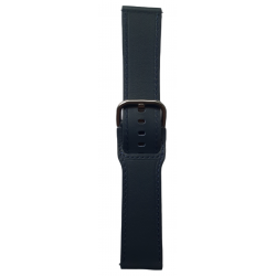 Ανταλλακτικό λουράκι Genuine Leather Midnight Blue για Samsung Galaxy Watch3(45mm)/Watch(46mm)/Huawei Watch 3 (46mm)/ Watch 3 Pro (48mm)/GT 2/Pro/Honor GS Pro/Amazfit GTR 3 (46mm)/GTR 3 Pro/GTR(47mm)/ Stratos 3(48mm) (22mm)