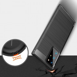 Θήκη TPU Carbon Fiber Brushed Samsung Galaxy Note 20 Ultra N985/N986 Black (OEM) Θήκη TPU Carbon Fiber Brushed Samsung Galaxy Note 20 Ultra N985/N986 Black (OEM)