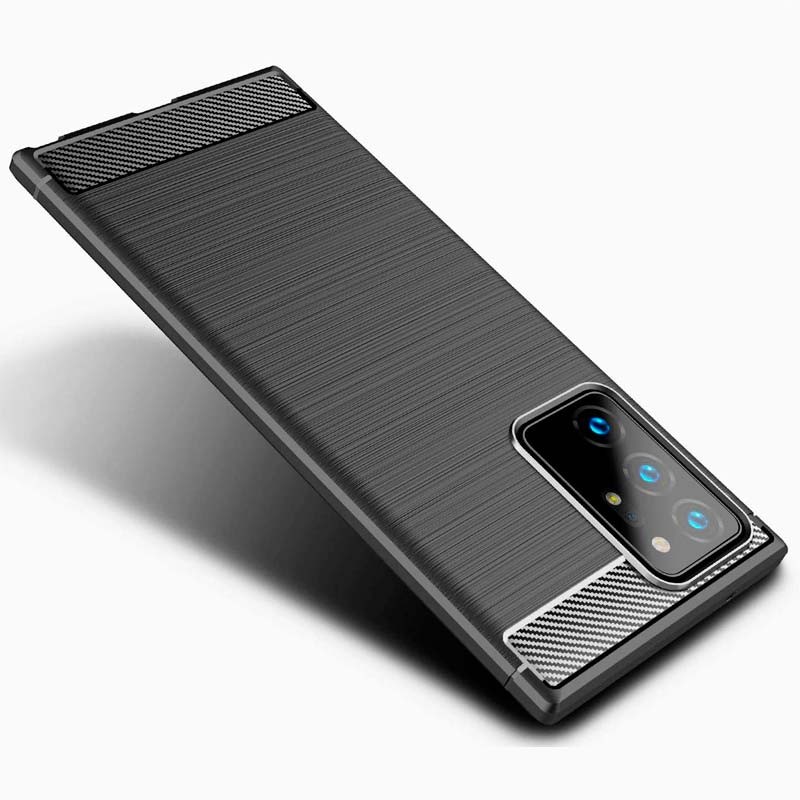 Θήκη TPU Carbon Fiber Brushed Samsung Galaxy Note 20 Ultra N985/N986 Black (OEM) Θήκη TPU Carbon Fiber Brushed Samsung Galaxy Note 20 Ultra N985/N986 Black (OEM)