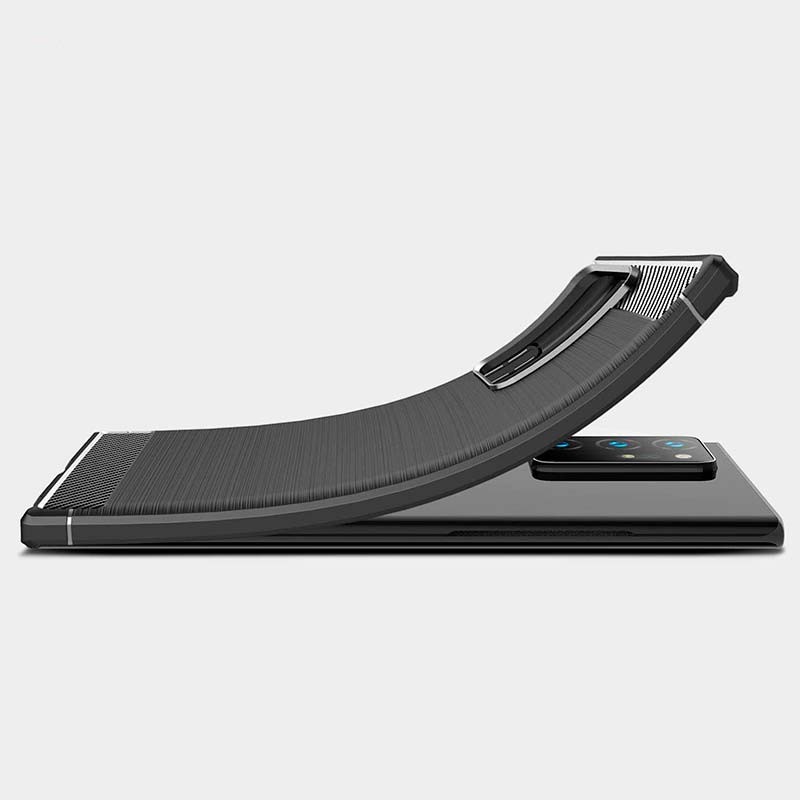 Θήκη TPU Carbon Fiber Brushed Samsung Galaxy Note 20 Ultra N985/N986 Black (OEM) Θήκη TPU Carbon Fiber Brushed Samsung Galaxy Note 20 Ultra N985/N986 Black (OEM)