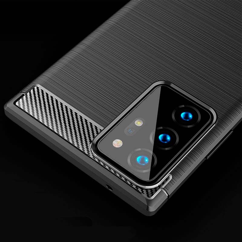 Θήκη TPU Carbon Fiber Brushed Samsung Galaxy Note 20 Ultra N985/N986 Black (OEM) Θήκη TPU Carbon Fiber Brushed Samsung Galaxy Note 20 Ultra N985/N986 Black (OEM)