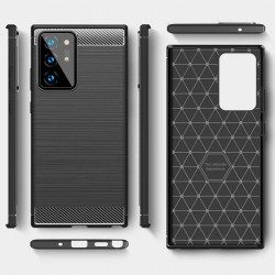 Θήκη TPU Carbon Fiber Brushed Samsung Galaxy Note 20 Ultra N985/N986 Black (OEM) Θήκη TPU Carbon Fiber Brushed Samsung Galaxy Note 20 Ultra N985/N986 Black (OEM)