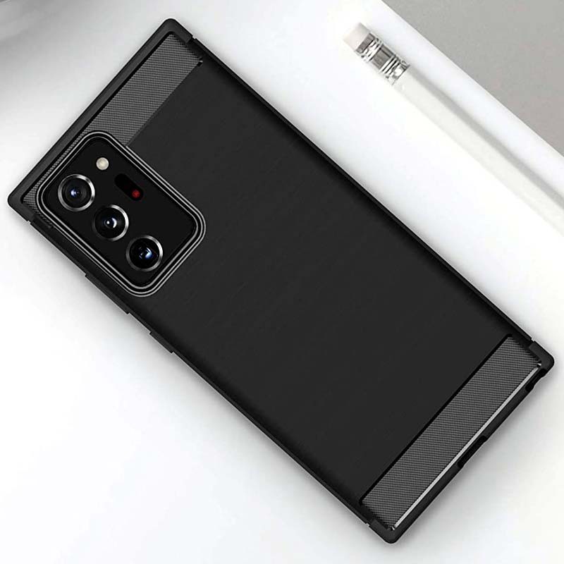 Θήκη TPU Carbon Fiber Brushed Samsung Galaxy Note 20 Ultra N985/N986 Black (OEM) Θήκη TPU Carbon Fiber Brushed Samsung Galaxy Note 20 Ultra N985/N986 Black (OEM)