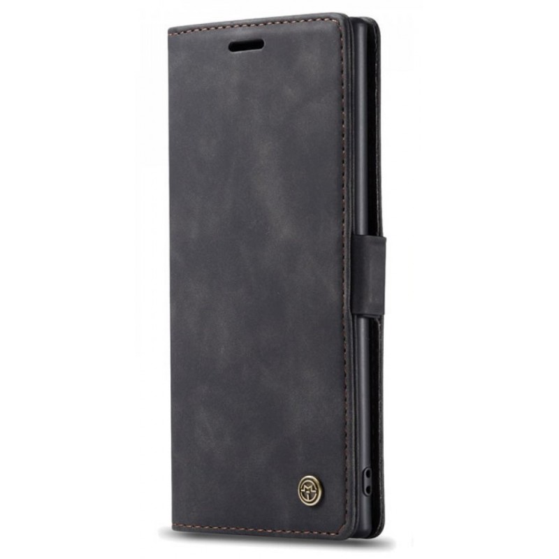 Θήκη Book CaseMe 013 Series Vintage Samsung Galaxy Note 20 N980 Leather Black