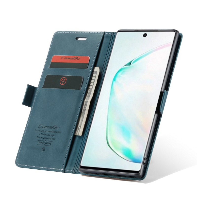 Θήκη Book CaseMe 013 Series Vintage Samsung Galaxy Note 20 N980 Leather Green