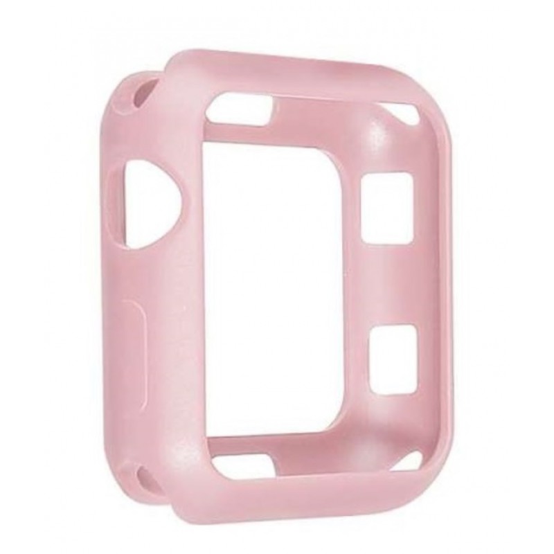 Θήκη TPU Apple Watch 4/5 (44mm) Frosted Protective Cover Light Pink
