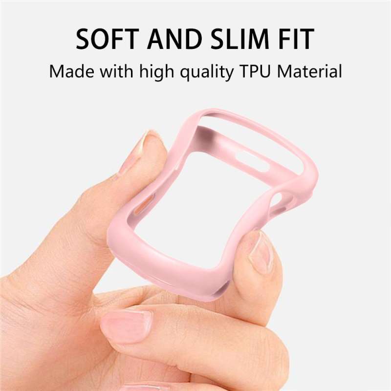 Θήκη TPU Apple Watch 4/5 (44mm) Frosted Protective Cover Light Pink