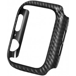 Θήκη Shockproof Cover Apple Watch 4/5/5/SE (44mm) TPU Carbon Fiber Black Θήκη Shockproof Cover Apple Watch 4/5/5/SE (44mm) TPU Carbon Fiber Black