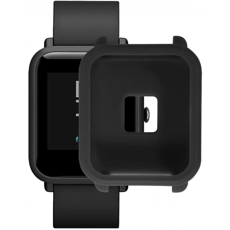 Θήκη Silicone Protective Cover Amazfit Youth Version Black 