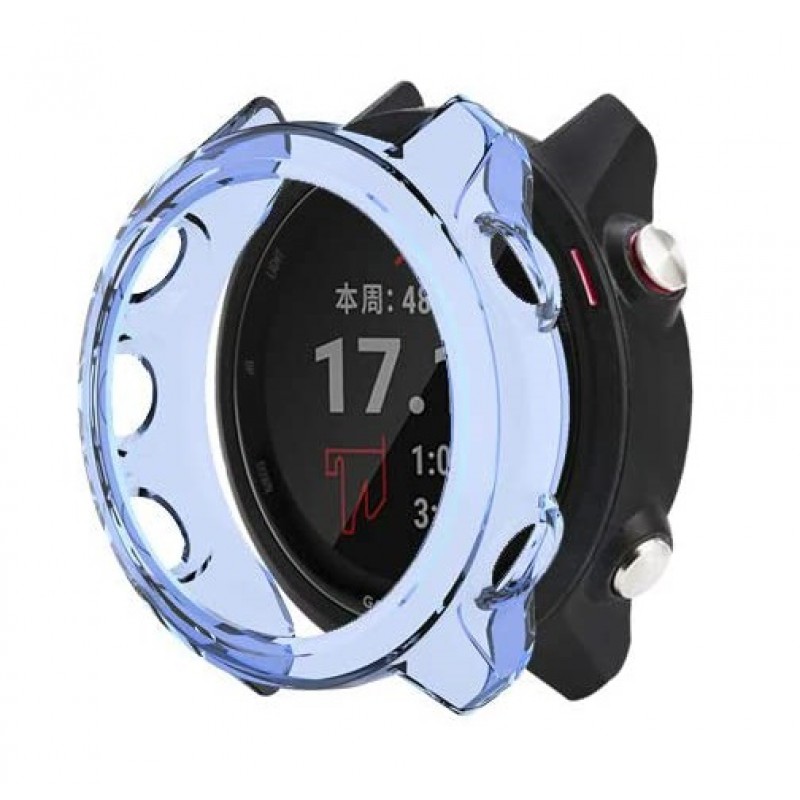 Θήκη TPU Protective Cover Garmin Forerunner 245/245M Transparent Blue