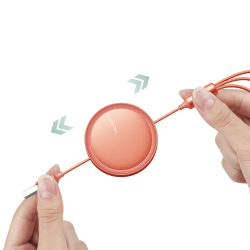Καλώδιο Mcdodo Ανασυρόμενο 3in1 CA-7252 USB to Lightning/Type C/microUSB 1.2m Orange