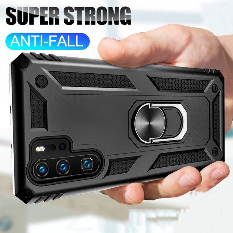 Θήκη Ring Armor Magnetic Stand Xiaomi Redmi Note 9T Shockproof Black