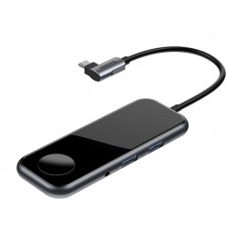 Αντάπτορας Baseus Superalative 6in1 Type-C to Multiport Dark Grey (CAHUB-AZ0G)