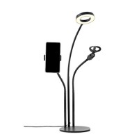 Βάση στήριξης για Smartphone XO L02 LED Lamp 3.5" & Microphone Holder Black