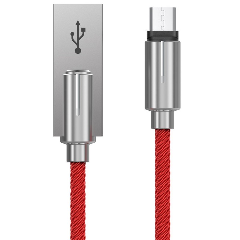 Καλώδιο Data Devia Storm USB to microUSB 1m Red