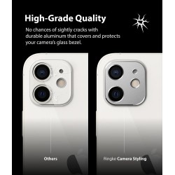Προστατευτικό Κάμερας Ringke Camera Styling Apple iPhone 12 Mini (5.4") Silver Προστατευτικό Κάμερας Ringke Camera Styling Apple iPhone 12 Mini (5.4") Silver