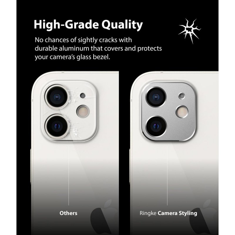 Προστατευτικό Κάμερας Ringke Camera Styling Apple iPhone 12 Mini (5.4") Silver Προστατευτικό Κάμερας Ringke Camera Styling Apple iPhone 12 Mini (5.4") Silver