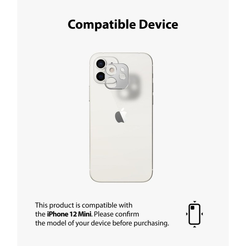 Προστατευτικό Κάμερας Ringke Camera Styling Apple iPhone 12 Mini (5.4") Silver Προστατευτικό Κάμερας Ringke Camera Styling Apple iPhone 12 Mini (5.4") Silver