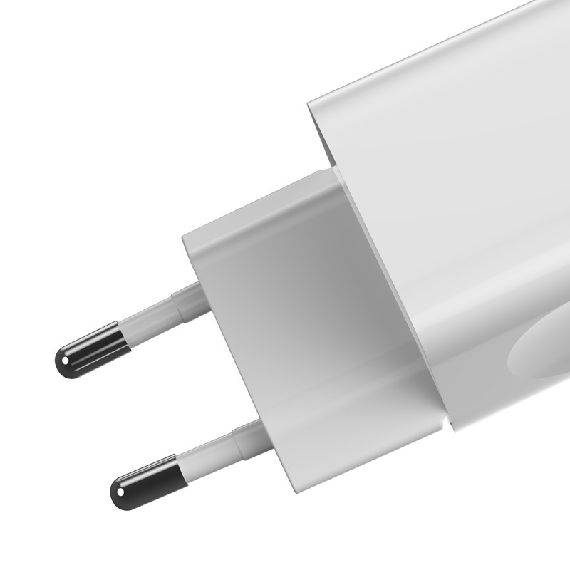 Φορτιστής Ταξιδιού Baseus wall charger QC 3.0 USB White (CCALL-BX02)
