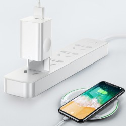 Φορτιστής Ταξιδιού Baseus wall charger QC 3.0 USB White (CCALL-BX02)