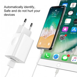 Φορτιστής Ταξιδιού Baseus wall charger QC 3.0 USB White (CCALL-BX02)