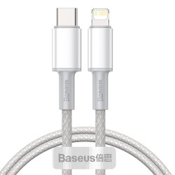 Καλώδιο Data Baseus Series CATLGD-A02 Type-C to Lightning 200cm White (PD20W)