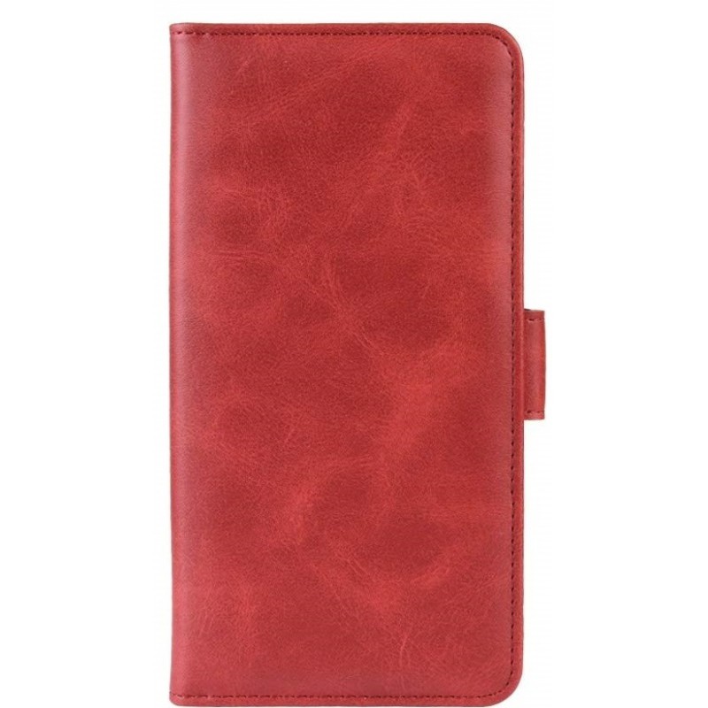 Θήκη Book Leather Wallet TCL 20R 5G Card Holder Red