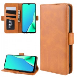 Θήκη Book Leather Wallet Samsung Galaxy S21+ Plus 5G G996 Card Holder Light Brown