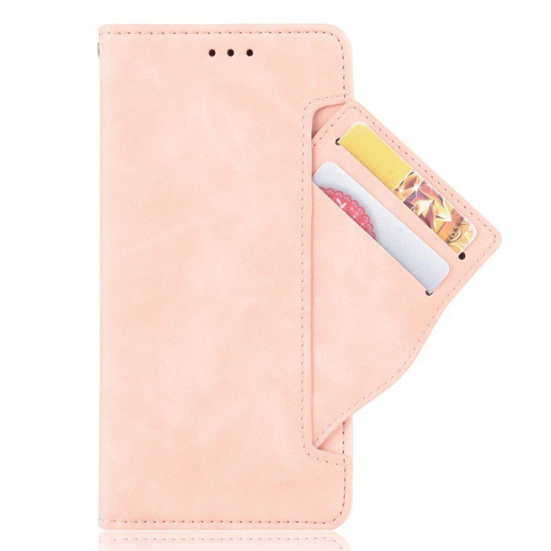 Θήκη Card Pocket Leather Wallet & Velvet Pouch Apple iPhone 13 Pro (6.1") Pink