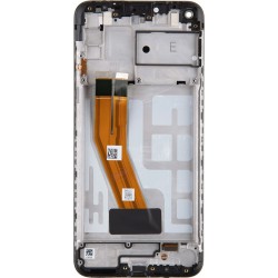Οθόνη LCD & Μηχανισμός Αφής Samsung Galaxy M11 SM-M115 Black (Original) with Frame με 3 Χρόνια Εγγύηση
