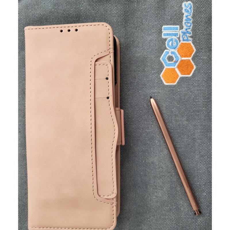 Θήκη Retro Pattern PU Leather & Velvet Pouch with Multi-Card Slot Samsung Galaxy Z Fold3 5G SM-F926 Pink Θήκη Retro Pattern PU Leather & Velvet Pouch with Multi-Card Slot Samsung Galaxy Z Fold3 5G SM-F926 Pink