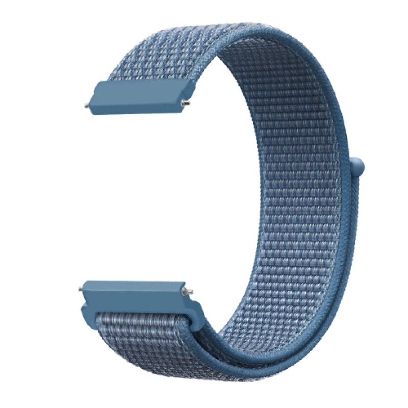 Ανταλλακτικό λουράκι QuickFit Nylon Cape Cod Blue για Samsung Galaxy Watch3(45mm)/Watch(46mm)/Huawei Watch 3 (46mm)/ Watch 3 Pro (48mm)/GT 2/Pro/Honor GS Pro/Amazfit GTR 3 (46mm)/GTR 3 Pro/GTR(47mm)/ Stratos 3(48mm) (22mm)