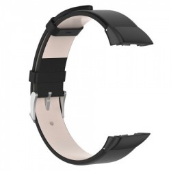 Ανταλλακτικό λουράκι Quickfit Genuine Leather Honor Band 6 Black