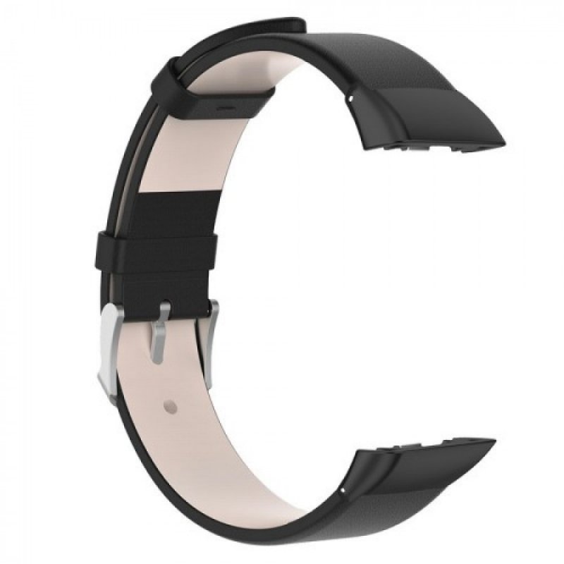 Ανταλλακτικό λουράκι Quickfit Genuine Leather Honor Band 6 Black