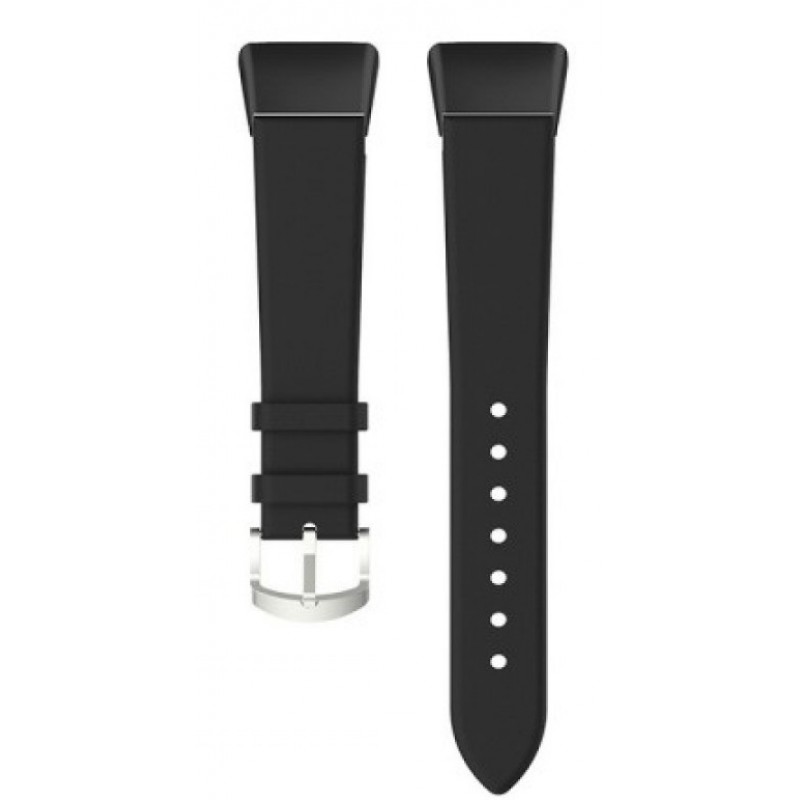 Ανταλλακτικό λουράκι Quickfit Genuine Leather Honor Band 6 Black