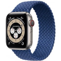 Ανταλλακτικό λουράκι QuickFit Apple Watch 1/2/3/4/5/6/SE/7/8 (42/44/45/49mm) Braided Loop Blue