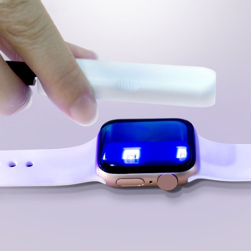 Γυαλί Προστασίας  UV Liquid Full Glue Tempered Glass & UV LED Lamp Apple Watch  7 (41mm)  9H AntiCrash/AntiShock Clear