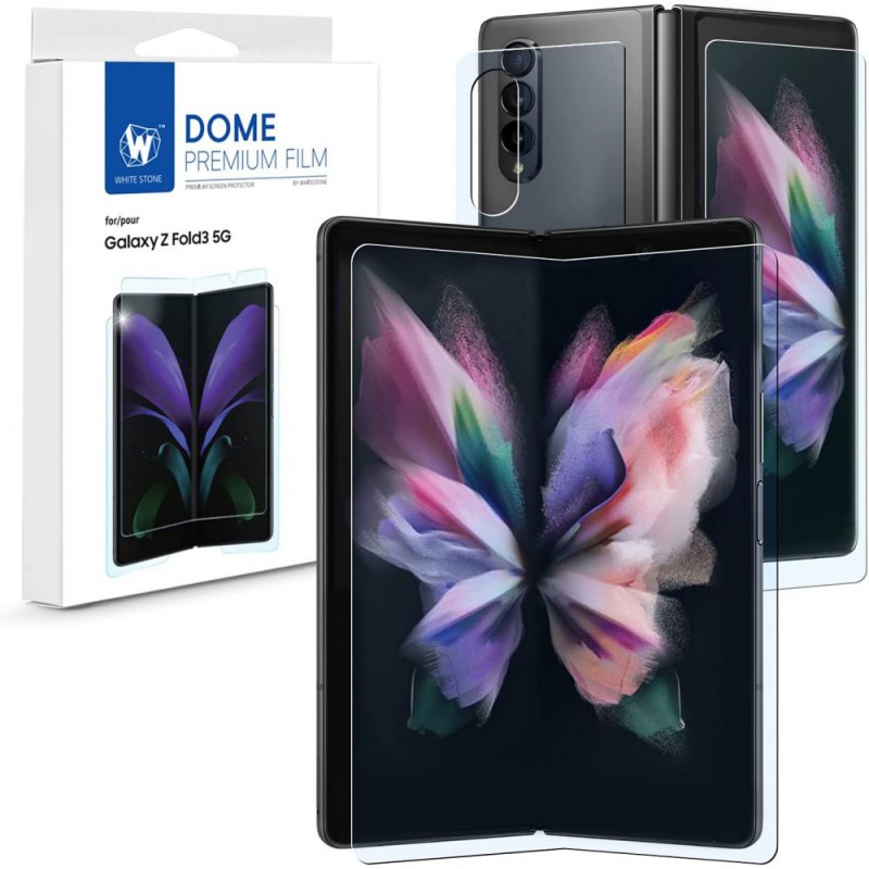 Μεμβράνη Προστασίας Whitestone Premium Foil Dome Samsung Galaxy Z Fold3 5G SM-F926B 9H AntiCrash/AntiShock Μεμβράνη Προστασίας Whitestone Premium Foil Dome Samsung Galaxy Z Fold3 5G SM-F926B 9H AntiCrash/AntiShock