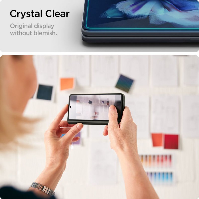 Γυαλί Προστασίας Spigen Glass FC & Hinge Film Samsung Galaxy Z Fold3 5G SM-F926B Full Screen Cover Black (AGL03732) Γυαλί Προστασίας Spigen Glass FC & Hinge Film Samsung Galaxy Z Fold3 5G SM-F926B Full Screen Cover Black (AGL03732)