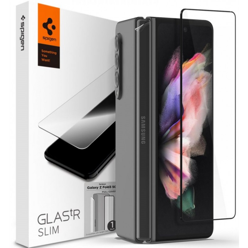 Γυαλί Προστασίας Spigen Glass FC & Hinge Film Samsung Galaxy Z Fold3 5G SM-F926B Full Screen Cover Black (AGL03732) Γυαλί Προστασίας Spigen Glass FC & Hinge Film Samsung Galaxy Z Fold3 5G SM-F926B Full Screen Cover Black (AGL03732)