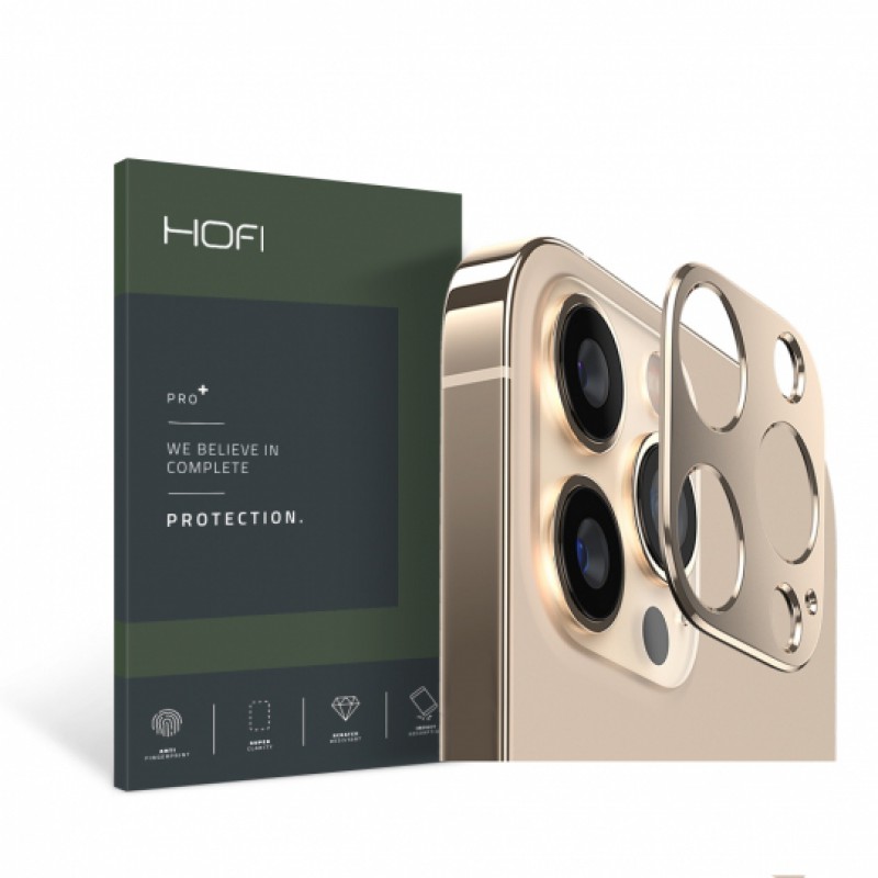 Γυαλί Προστασίας Hofi Cam Pro+ Apple iPhone 13 Pro (6.1")/ iPhone 13 Pro Max (6.7") 9H Camera Lens Gold