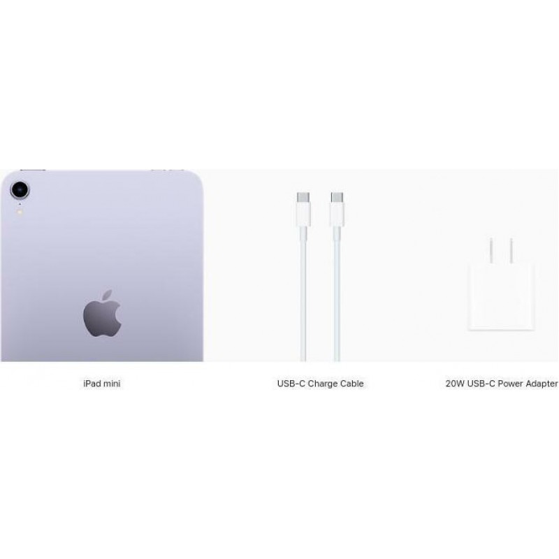 Apple iPad Mini  (2021) 8.3" (64GB/4GB) WiFi+5G Space Grey 2nd Life με 6 Μήνες Εγγύηση