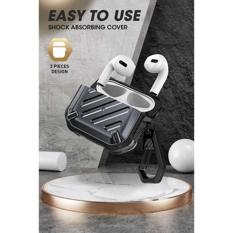 Θήκη Supcase Unicorn Beetle Pro Apple Airpods 3 Black