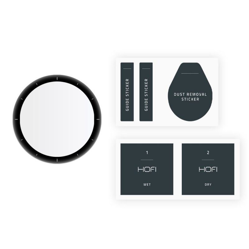Γυαλί Προστασίας Hofi Hybrid Xiaomi Redmi Smart Band Pro Tempered Glass 7H AntiCrash / AntiShock Black