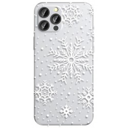 Θήκη TPU Forcell Winter Apple iPhone 13 Pro (6.1") Snowstorm Clear