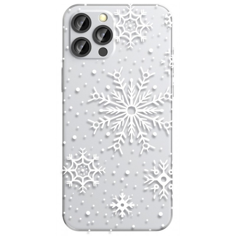 Θήκη TPU Forcell Winter Apple iPhone 13 Pro (6.1") Snowstorm Clear