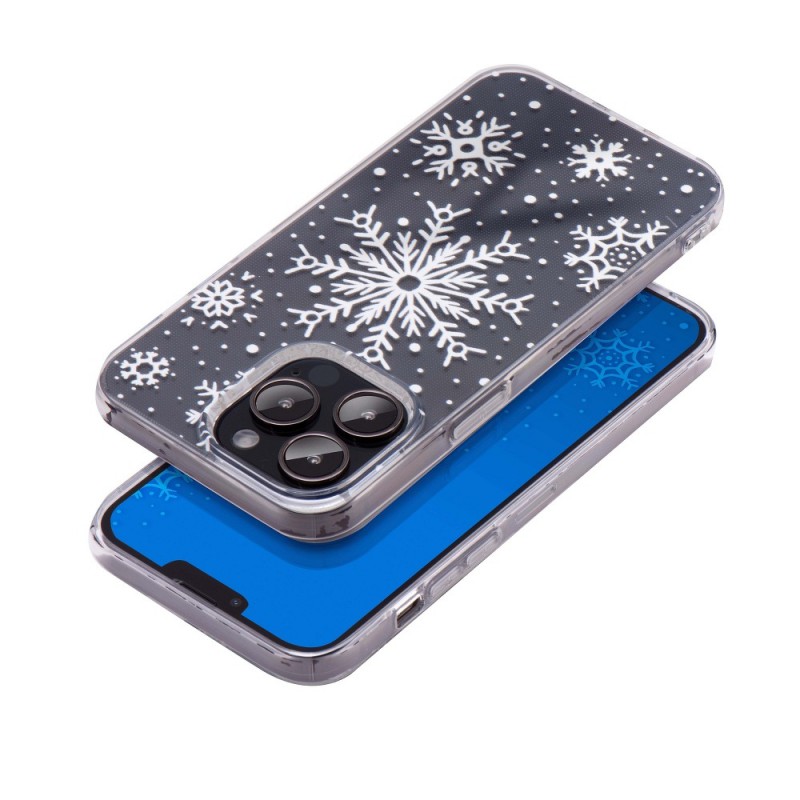 Θήκη TPU Forcell Winter Apple iPhone 13 Pro (6.1") Snowstorm Clear