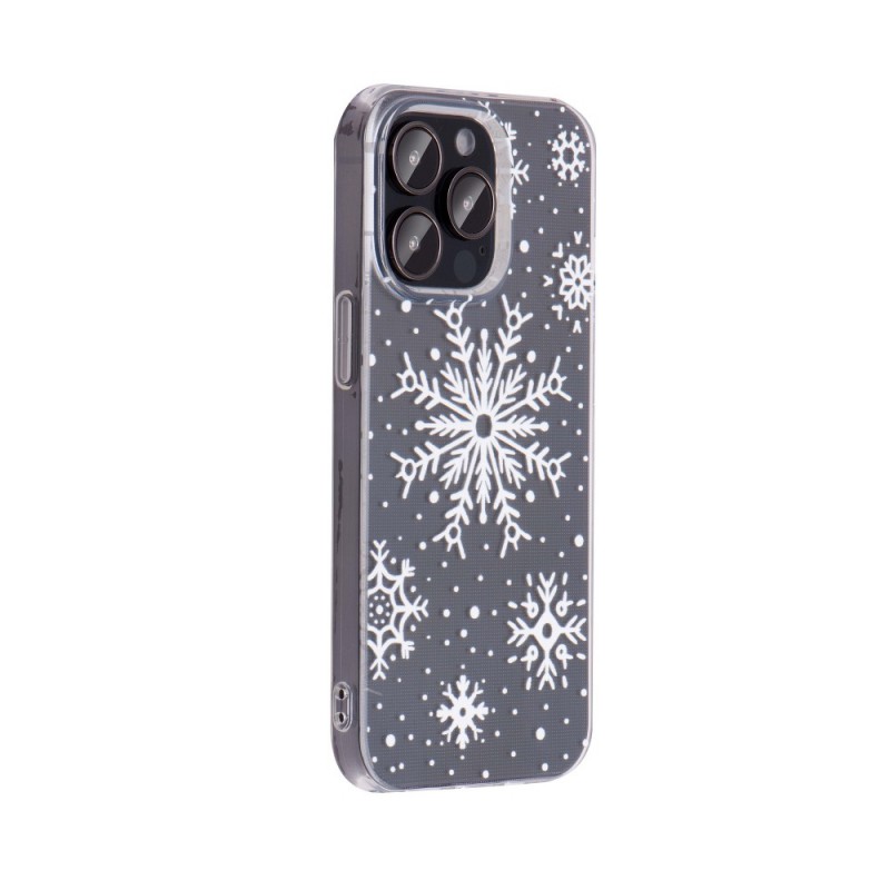Θήκη TPU Forcell Winter Apple iPhone 13 Pro (6.1") Snowstorm Clear
