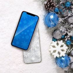 Θήκη TPU Forcell Winter Apple iPhone 13 Pro (6.1") Snowstorm Clear